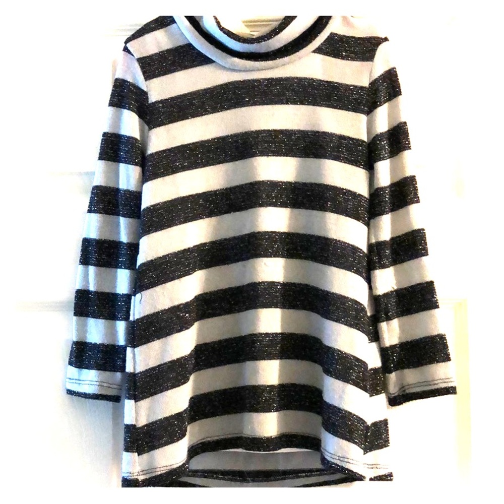 Black and grey sweater